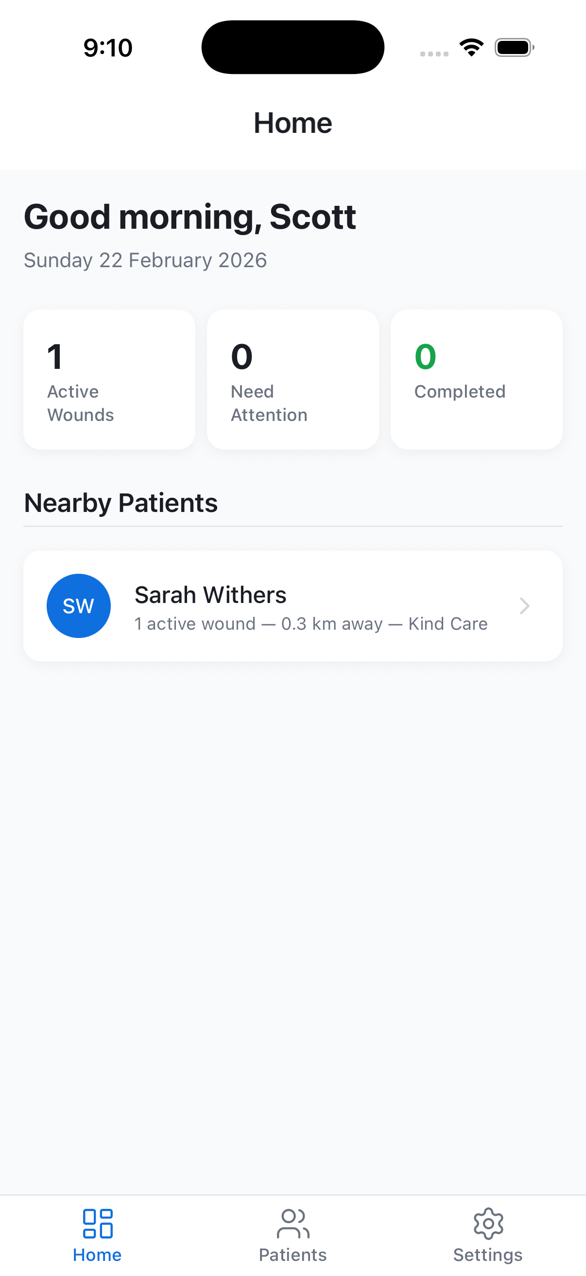 Heal Track Dashboard